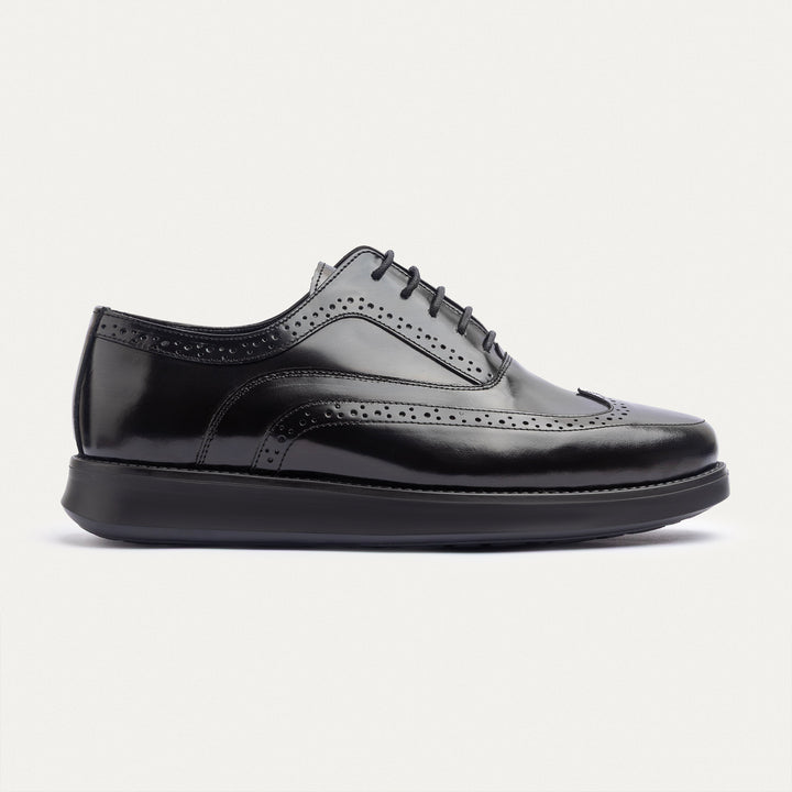 Hermes Wingtip Oxford | Patent Black