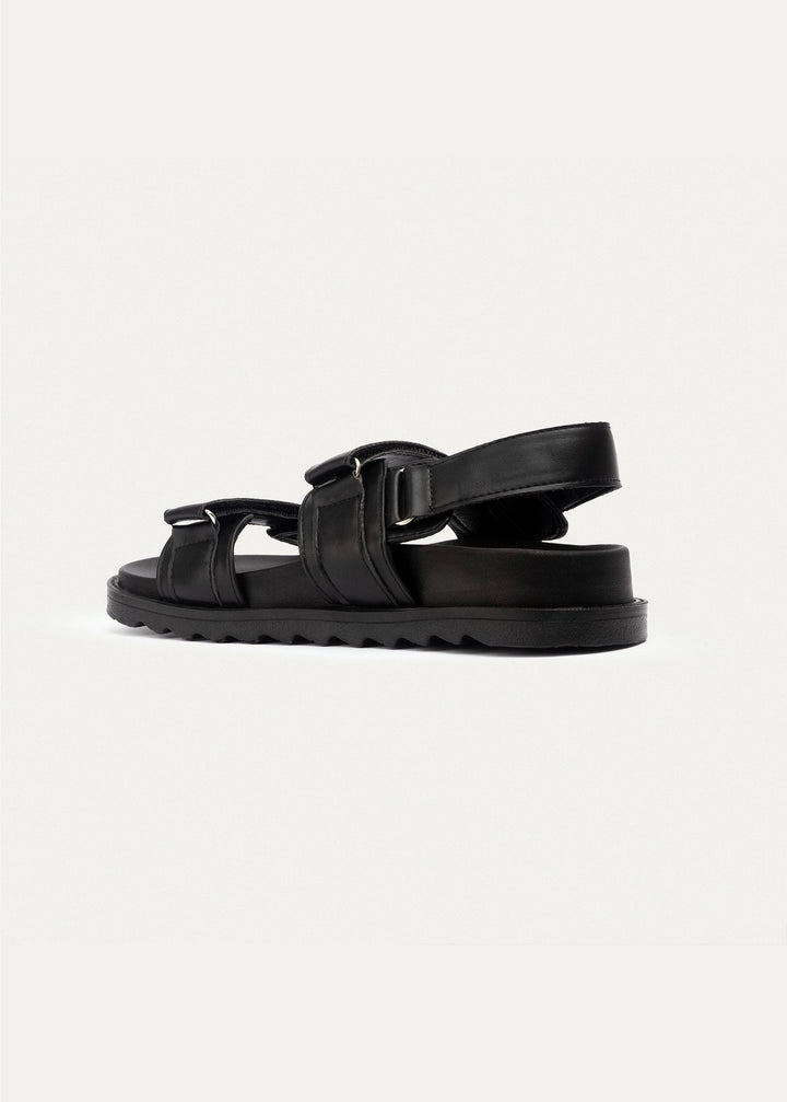 Nova Velcro Sandal | Black
