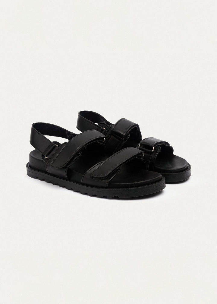 Nova Velcro Sandal | Black