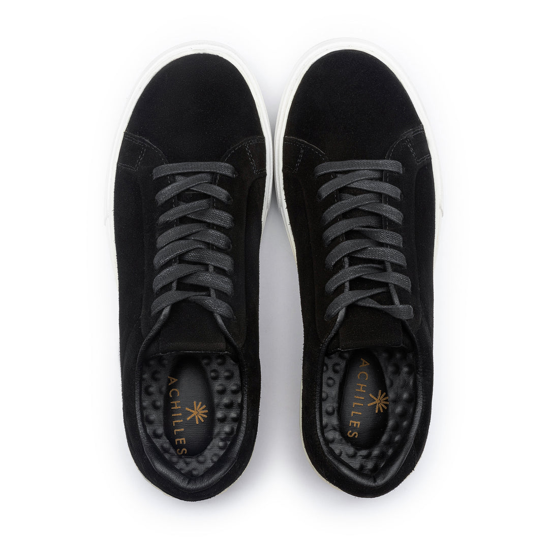 Achilles Melt | Plain Laces Sneakers - Black