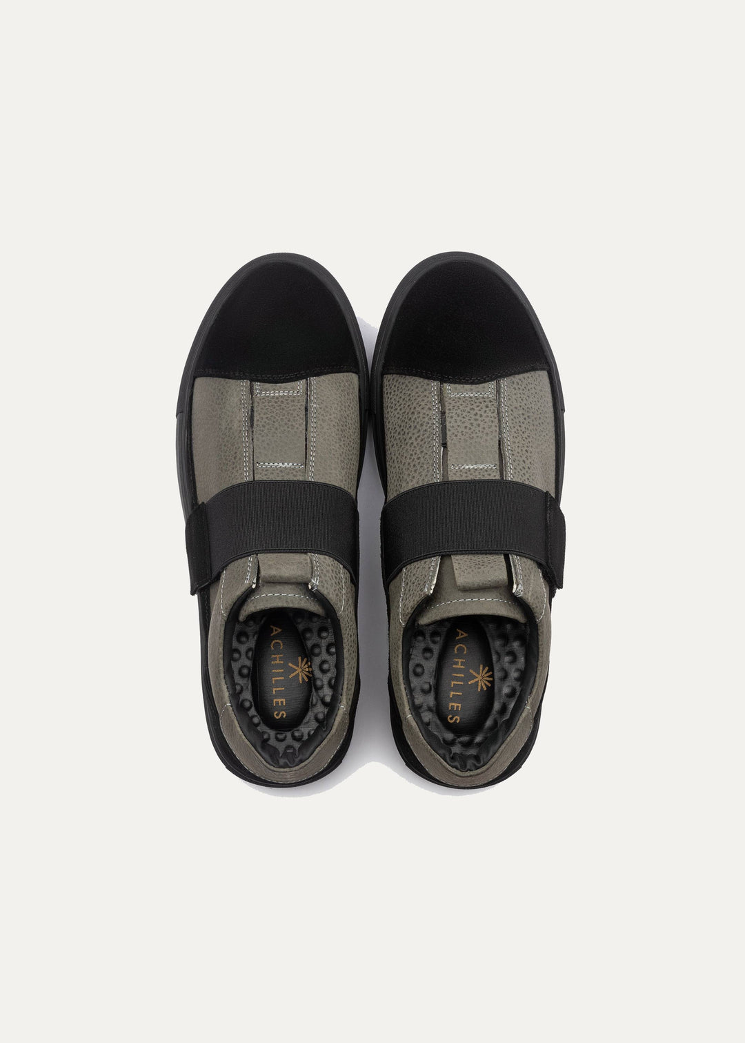 Achilles Bolt V3 Easy Wear Slip On Sneakers - Grey X Black