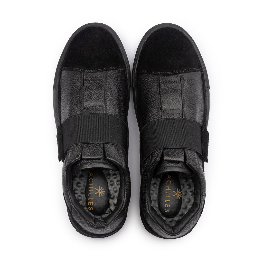 Achilles Bolt V3 Easy Wear Slip On Sneakers - Black