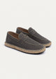 Nomad Linen Espadrille Loafer | Charcoal Grey