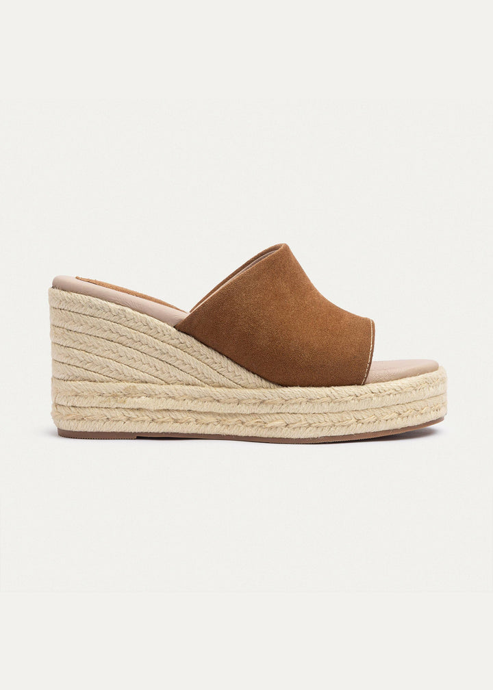 Achilles | Solأ©a Womenâ€™s Wedge Sandals - Cinnamon