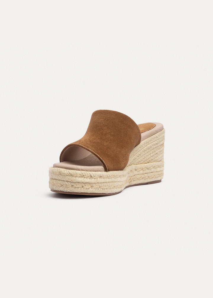 Achilles | Solأ©a Womenâ€™s Wedge Sandals - Cinnamon