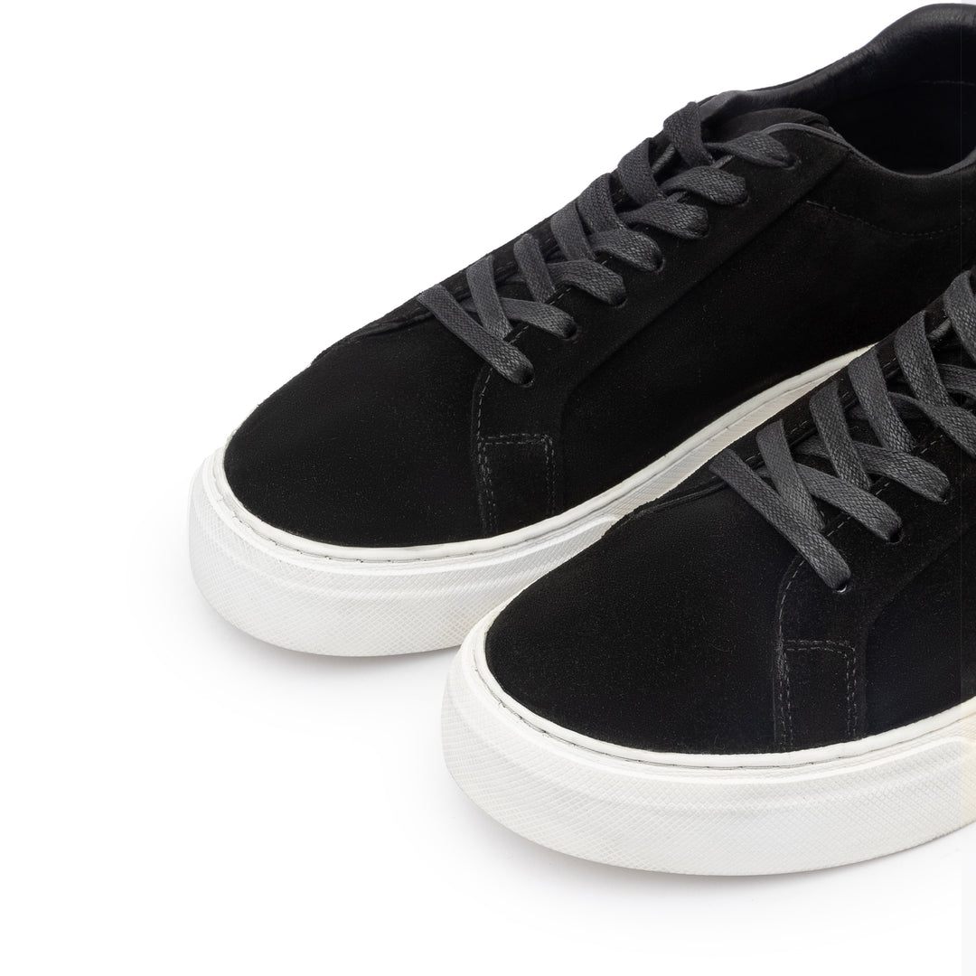 Achilles Melt | Plain Laces Sneakers - Black