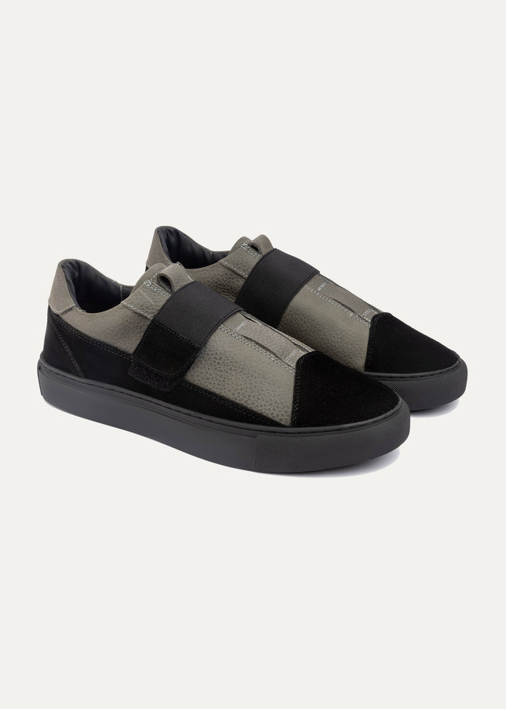 Bolt V3 Easy Wear Slip On Sneakers | Grey X Black