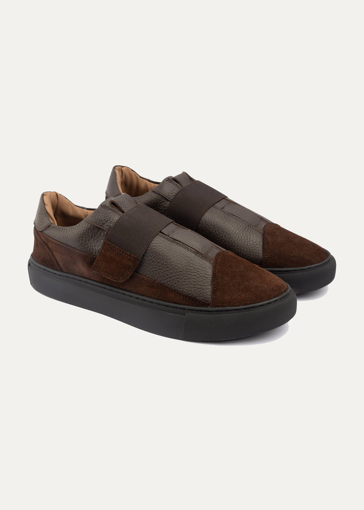 Achilles Bolt V3 Easy Wear Slip On Sneakers - Brown