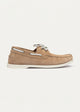 Harbor Men’s Leather Boat Shoes | Beige