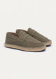 Nomad Linen Espadrille Loafer | Washed Olive Green