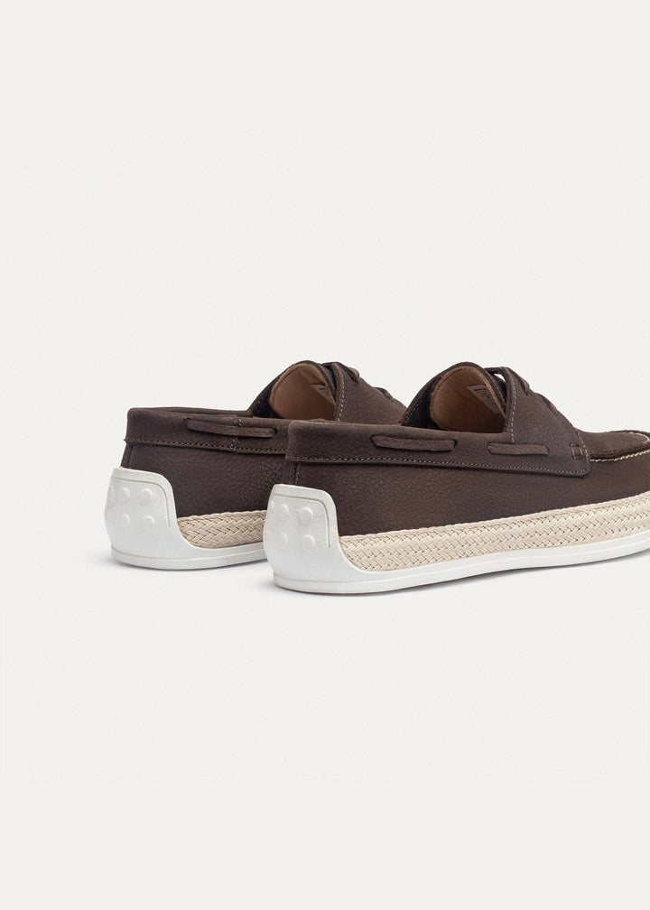 Achilles | Dune â€“ Deck-Style Loafers-Brown