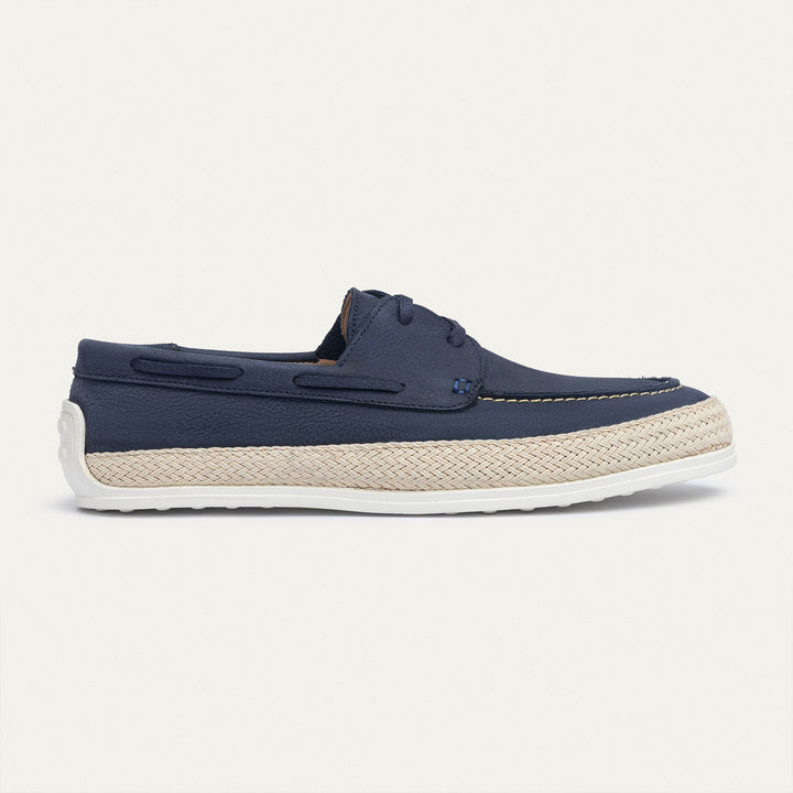 Achilles | Dune – Deck-Style Loafers-Navy Blue