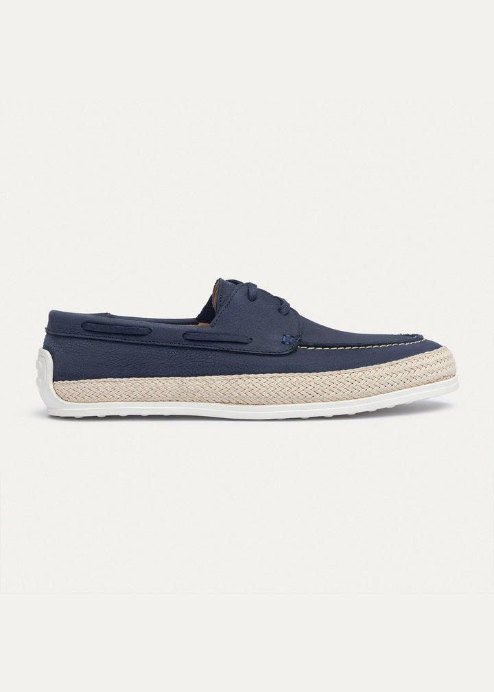 Achilles | Dune â€“ Deck-Style Loafers-Navy Blue