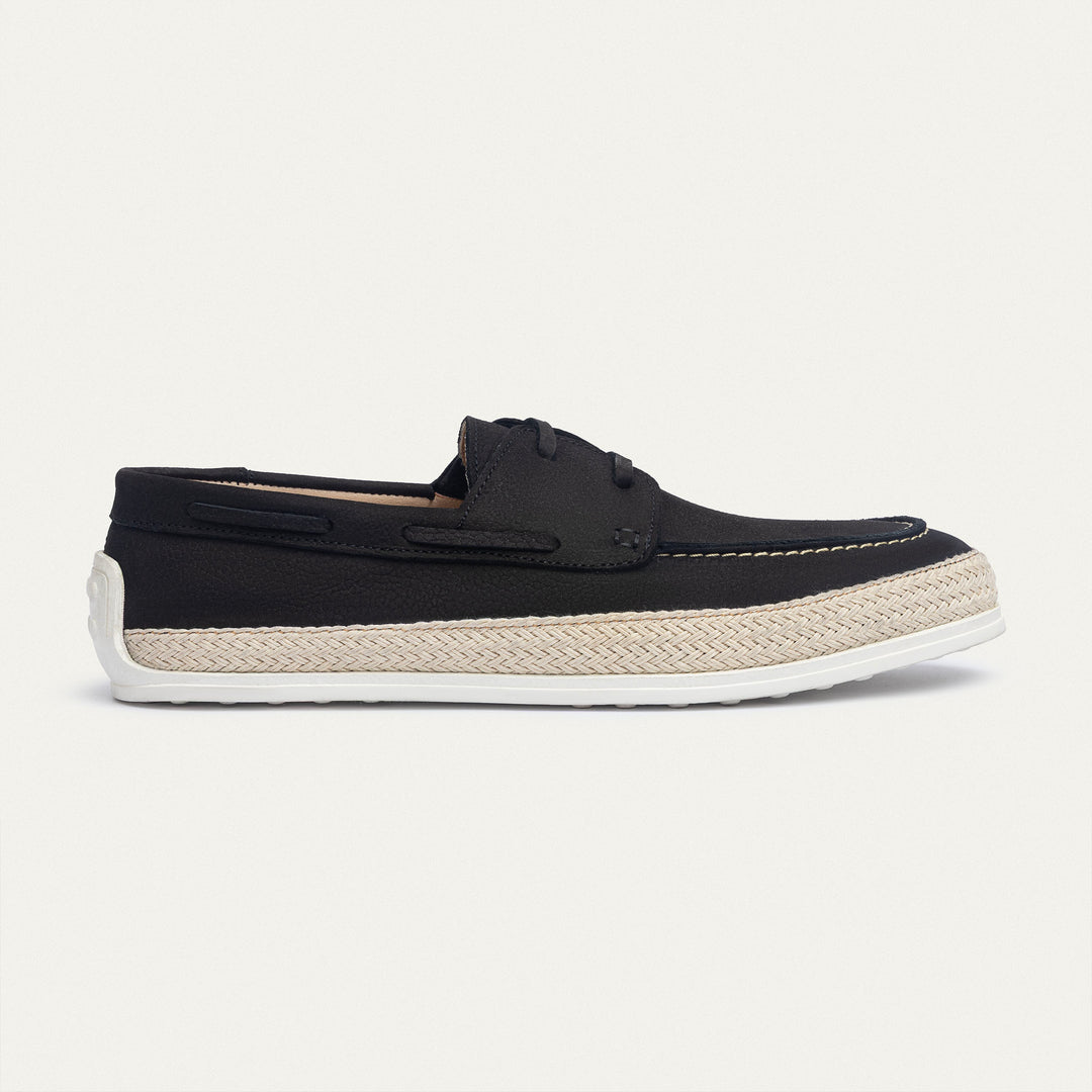Achilles | Dune – Deck-Style Loafers-Black