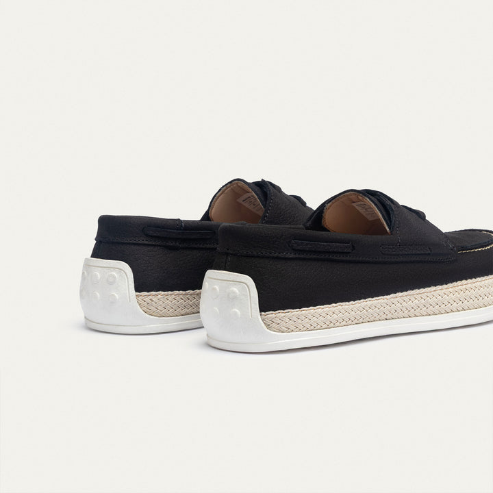 Achilles | Dune – Deck-Style Loafers-Black