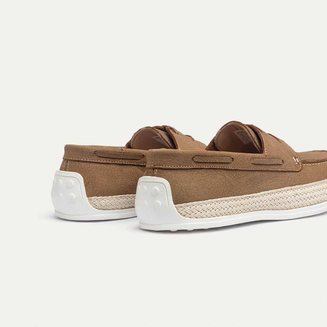 Achilles | Dune – Deck-Style Loafers-SandyBrown