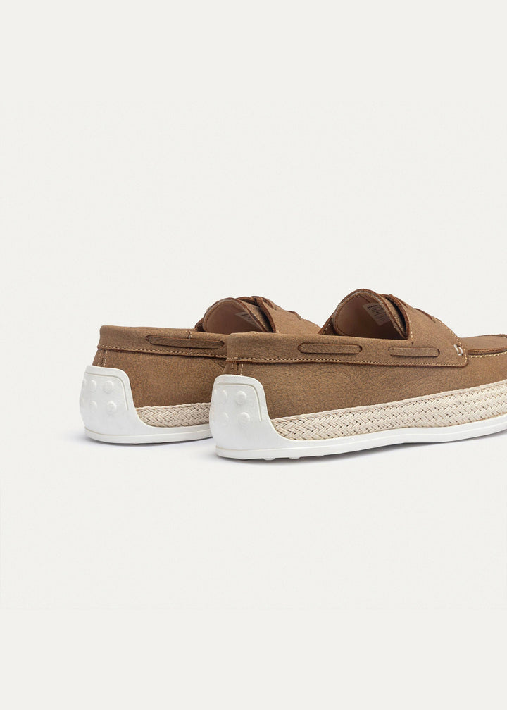 Achilles | Dune â€“ Deck-Style Loafers-SandyBrown