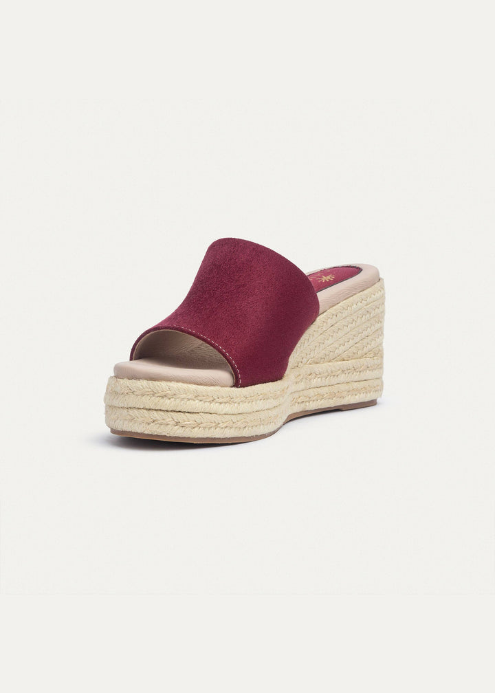 Solea Women™s Wedge Sandals | Burgundy