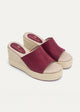 Solea Women™s Wedge Sandals | Burgundy