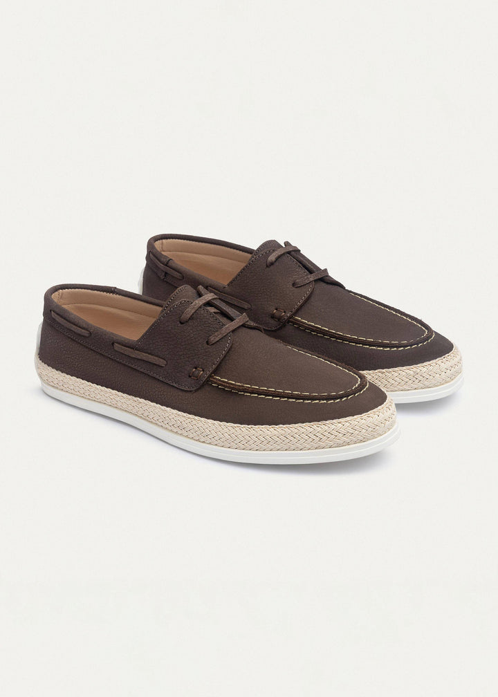Achilles | Dune â€“ Deck-Style Loafers-Brown