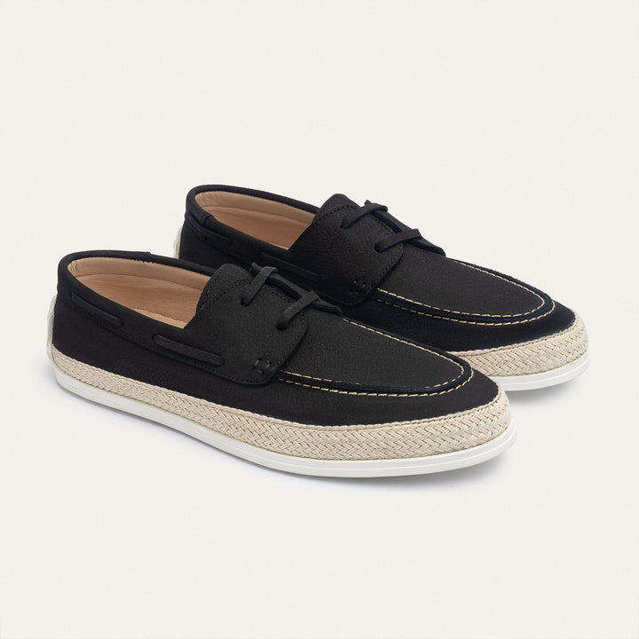 Achilles | Dune – Deck-Style Loafers-Black