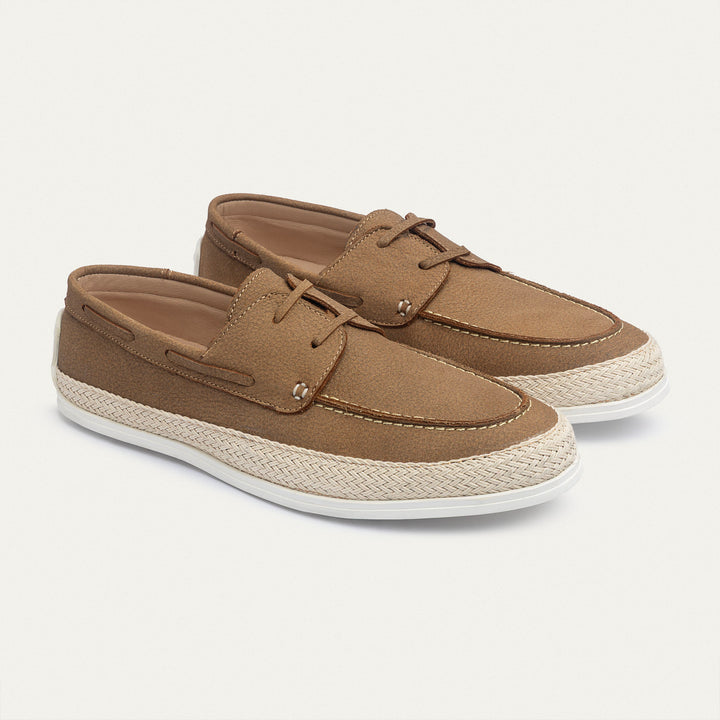 Achilles | Dune – Deck-Style Loafers-SandyBrown