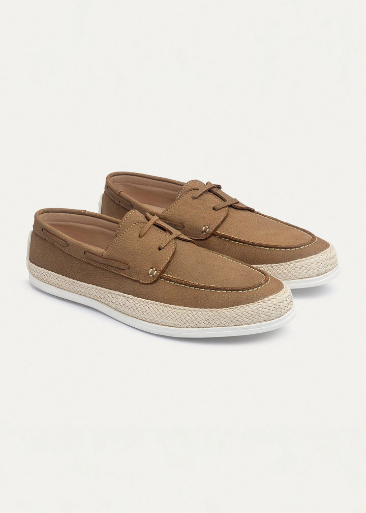 Achilles | Dune â€“ Deck-Style Loafers-SandyBrown