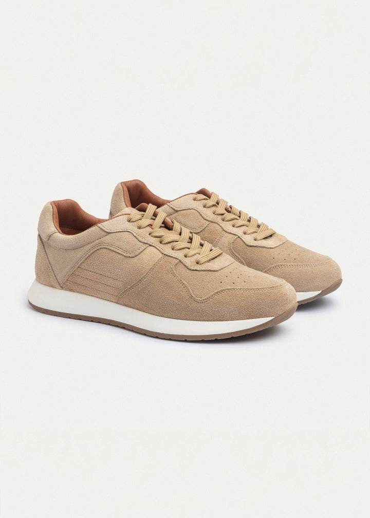 Achilles | Vector Pro Sneakers - Suede Beige
