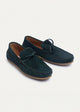 Harbor Classic Men’s Leather Boat Shoes | Suede Dark Green