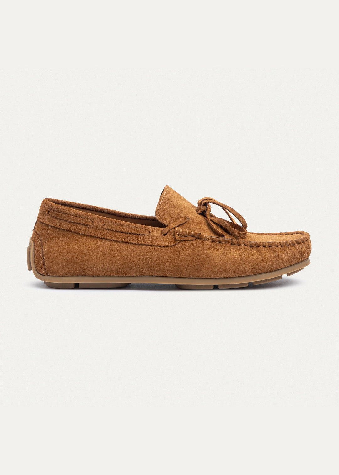 Achilles | Harbor Classic Men’s Leather Boat Shoes  - LightBrown