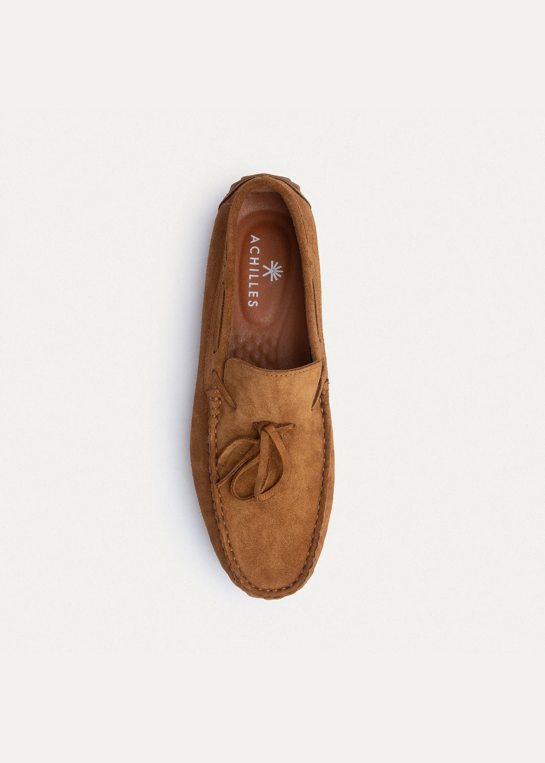 Achilles | Harbor Classic Men’s Leather Boat Shoes  - LightBrown