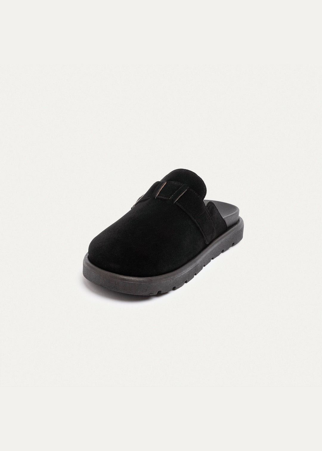 Achilles | Classic Buckle Clogs | Black
