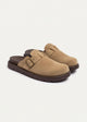 Classic Buckle Clogs | Beige