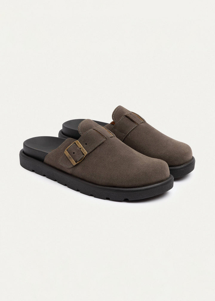 Classic Buckle Clogs | Gray