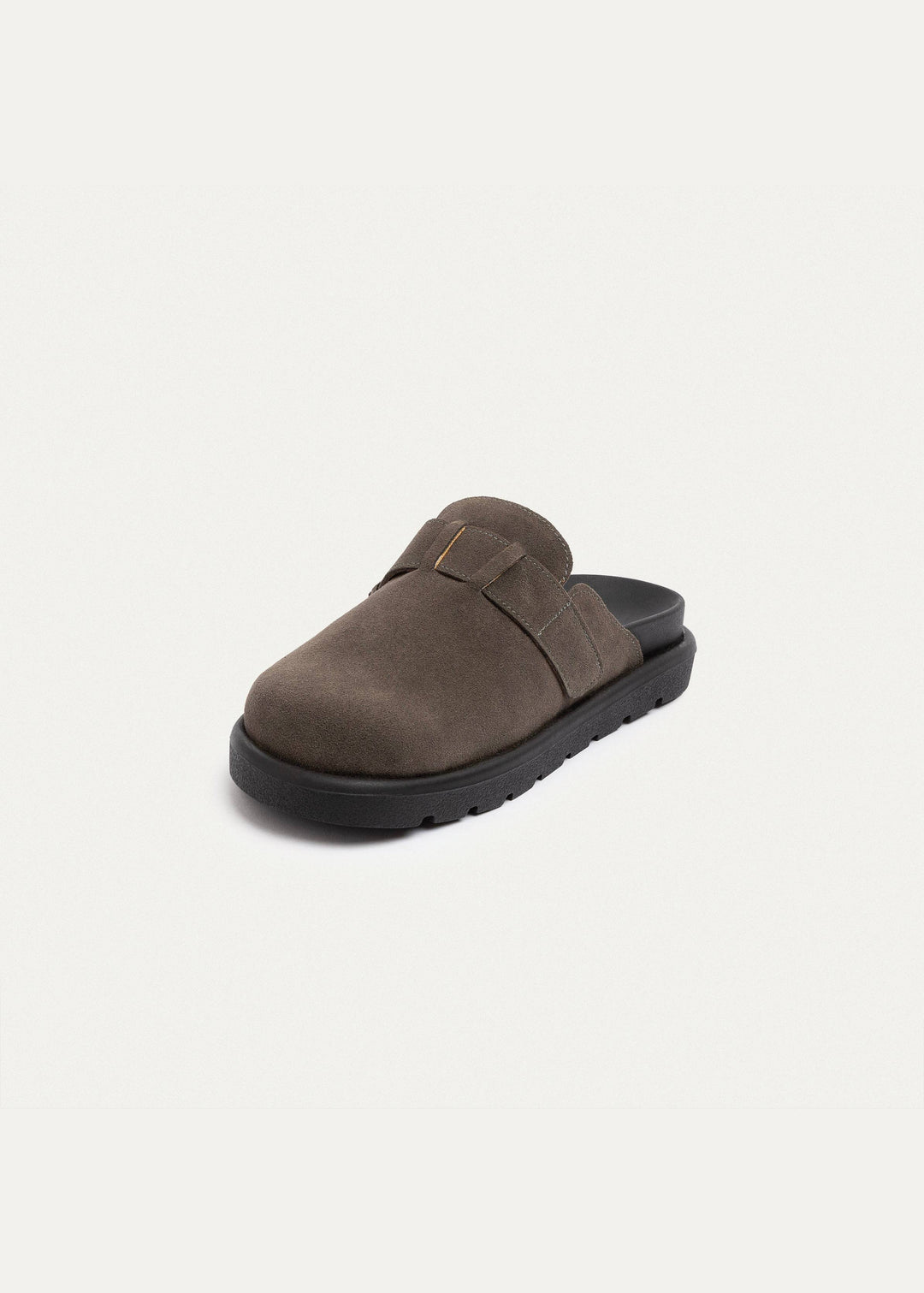 Achilles | Classic Buckle Clogs | Gray