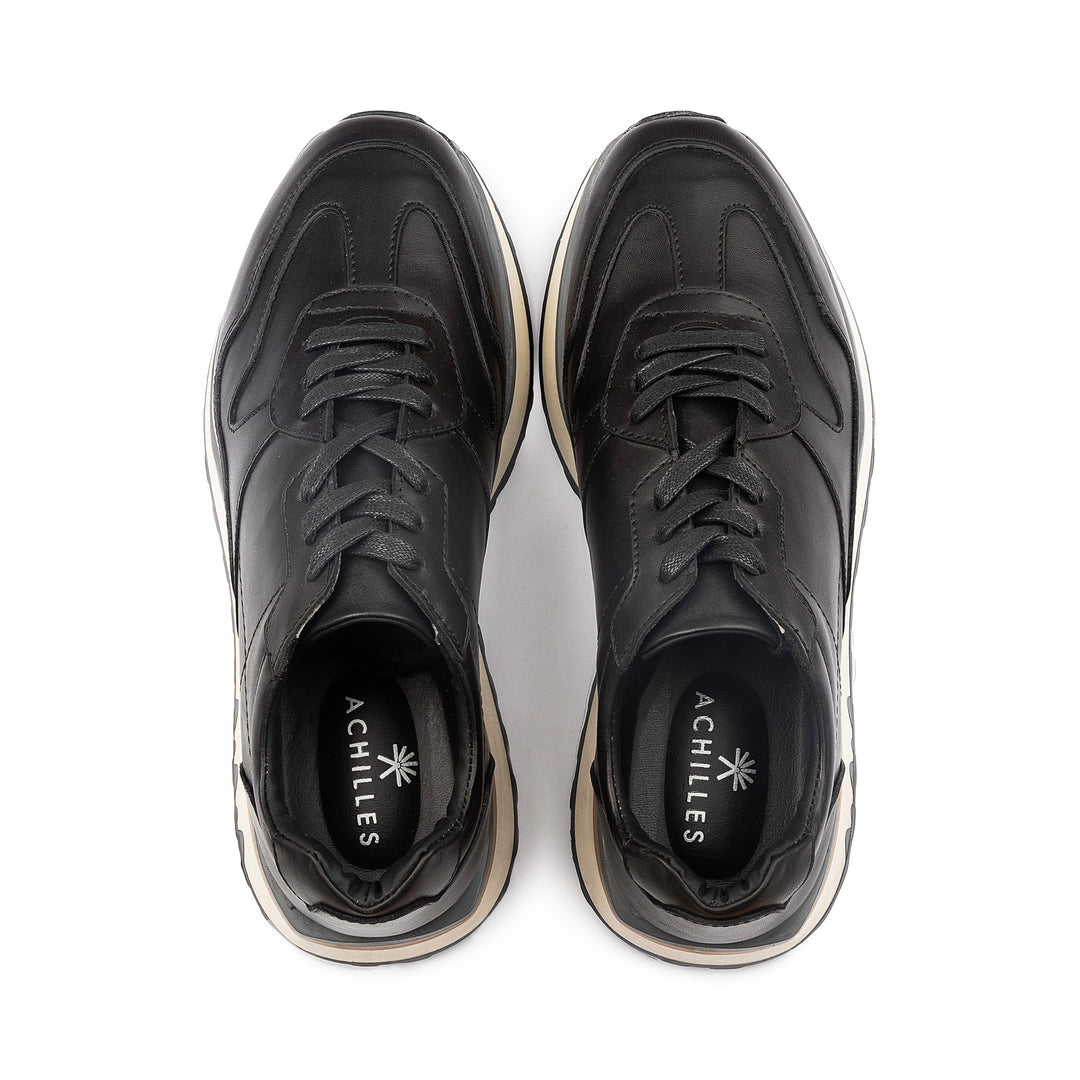 Achilles Pro | All Black Genuine Leather