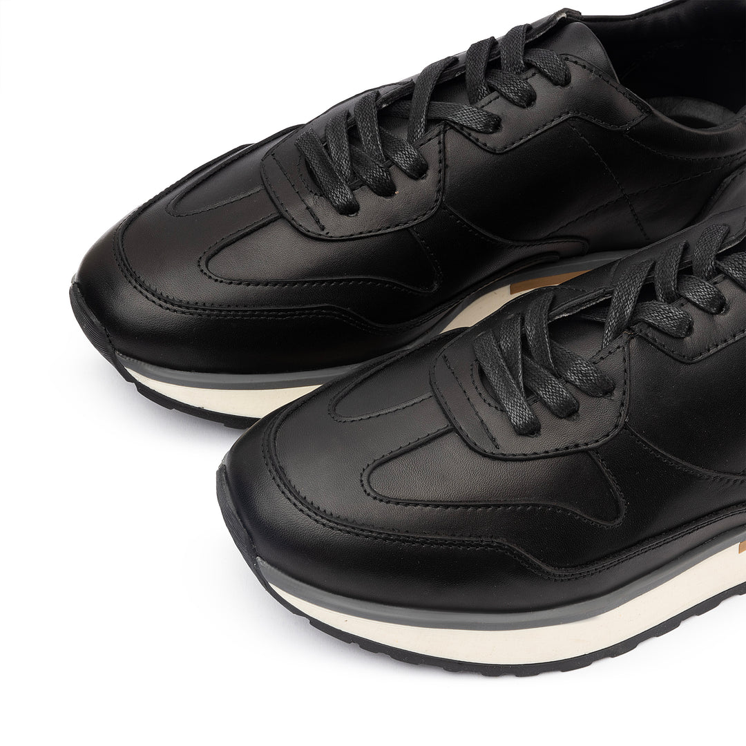 Achilles Pro | All Black Genuine Leather