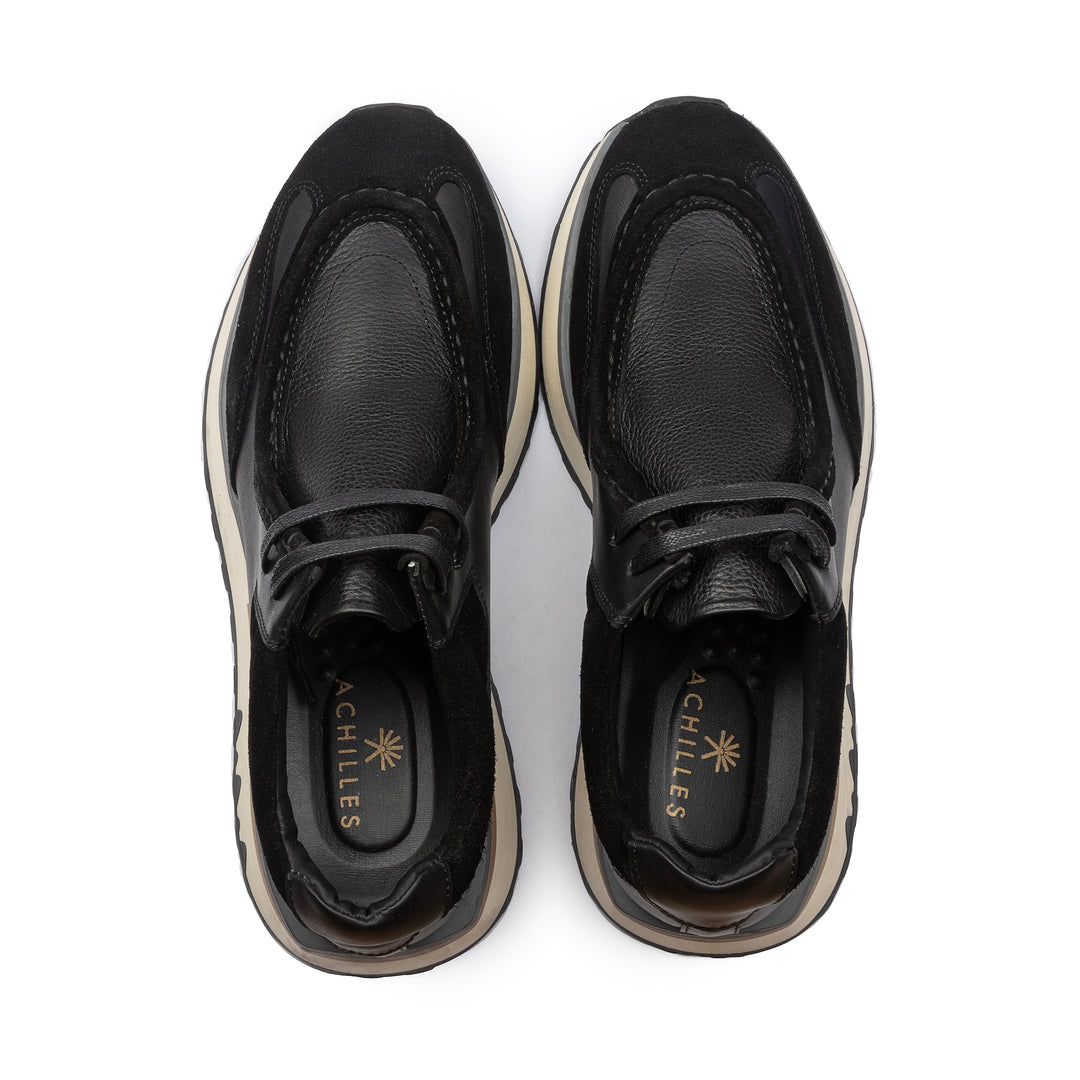 Achilles Pro | All Black Genuine Leather