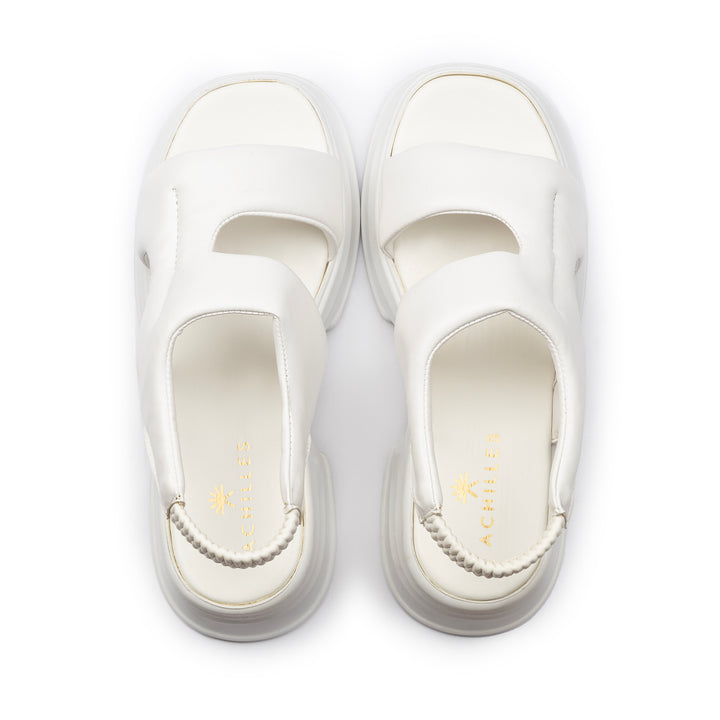 Veneitte Wedge Sandals - White