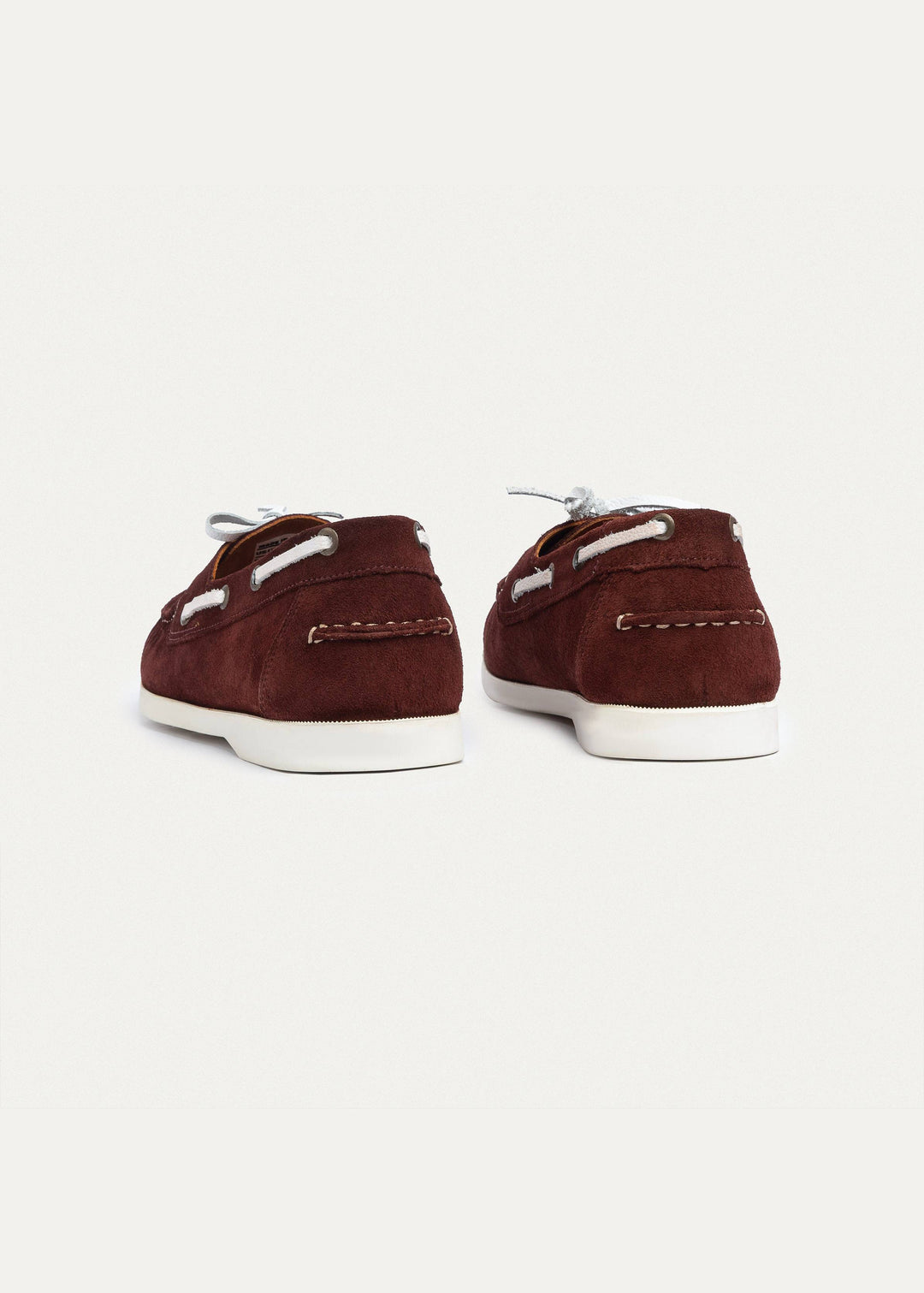 Achilles | Harbor Men’s Leather Boat Shoes -Oxblood