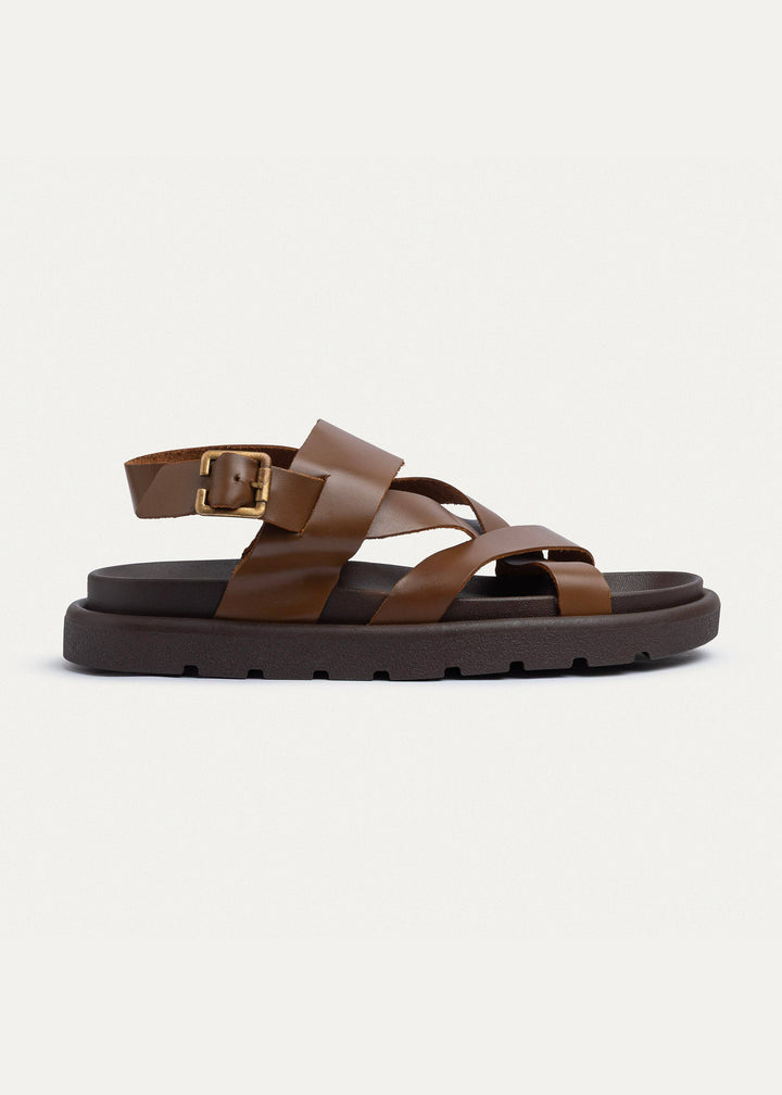 Corinth Buckled Cross-Strap Sandals | Havan