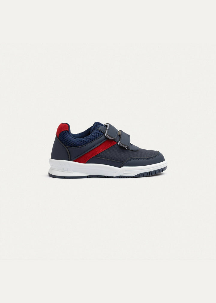 Achilles Kids | PlayCourt Bolt – Navy/red(One-Strap)