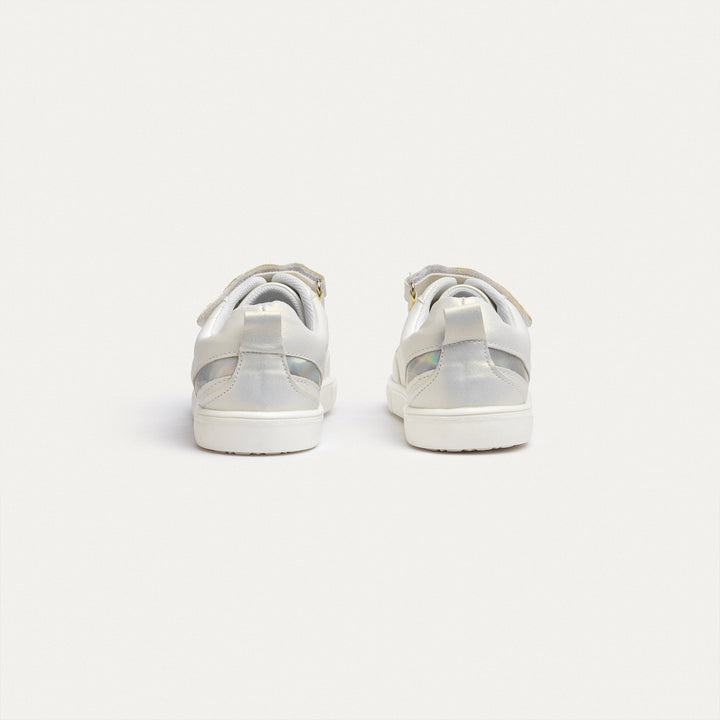 Achilles Kids | Starbeam Court – Holo Trim - Silver