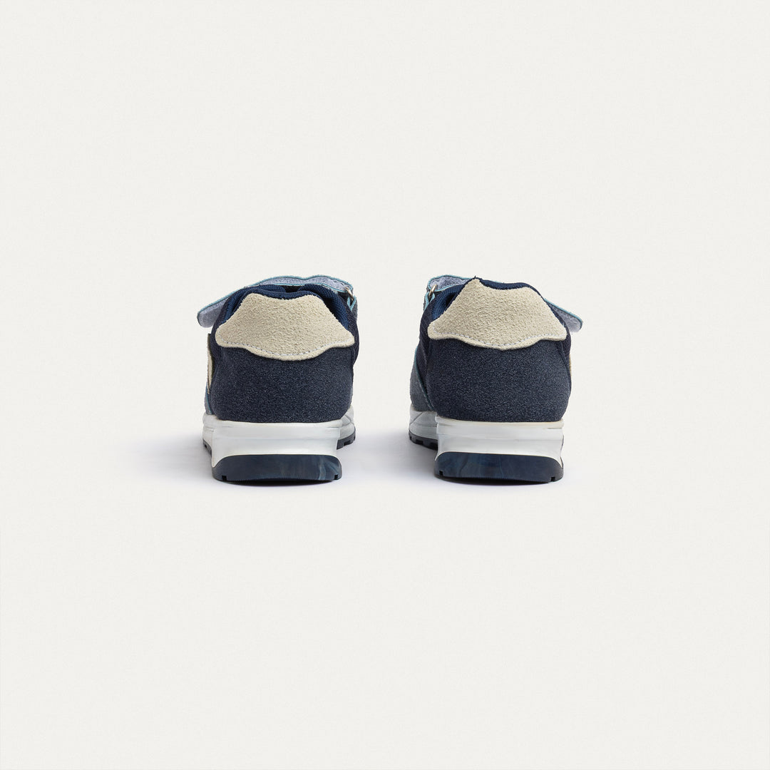 Achilles Kids | Daydream – Navy & Gray (Twin-Strap Sneakers) – Your Dream Shoe, Real Easy