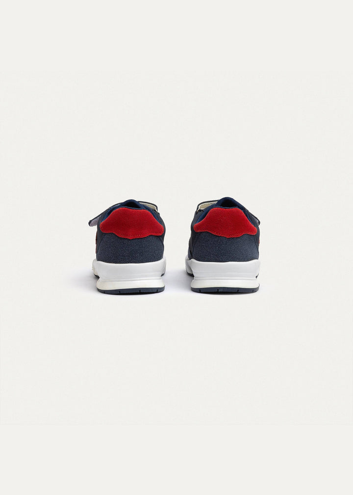 Daydream Navy & Red (One-Strap Sneakers) Court Style, Kid | Simple
