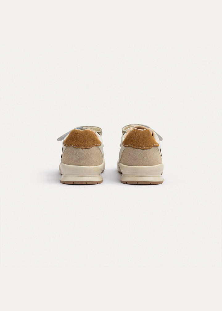 Daydream Beige (One-Strap Sneakers) Court Style, Kid | Simple