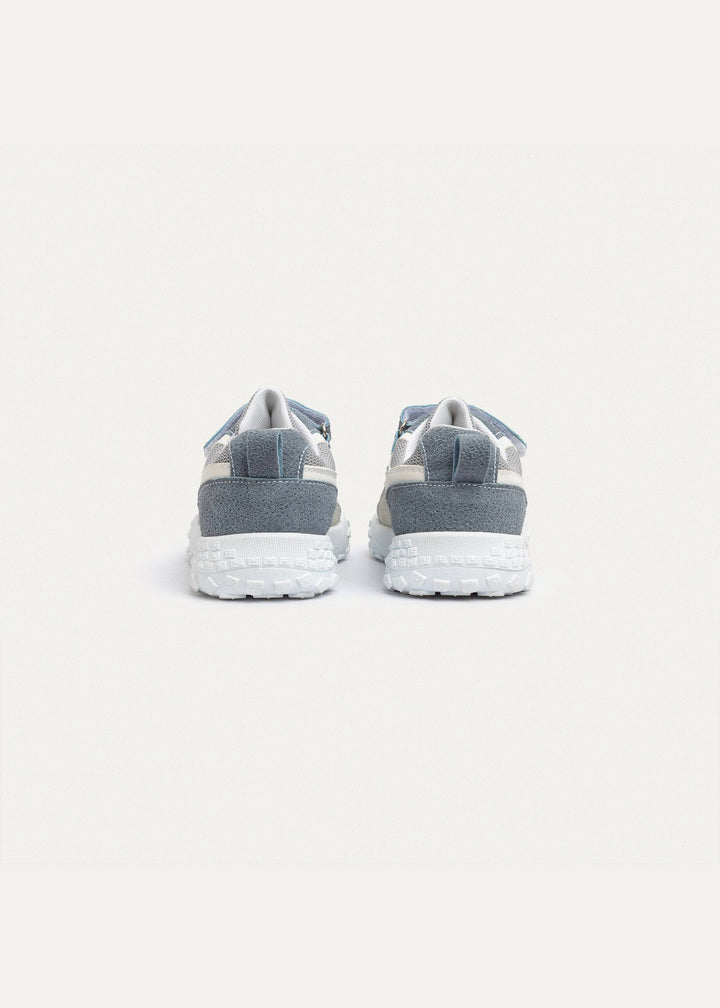 Play Runner White & Gray (One-Strap Sneakers) Go Far, Play Fast