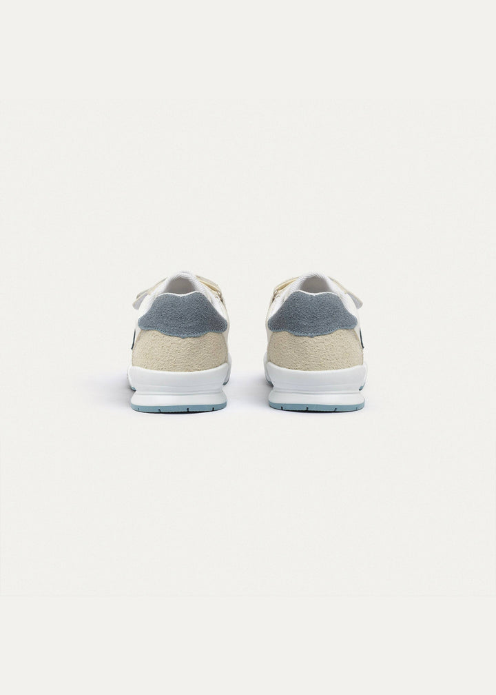 Daydream White & Beige (One-Strap Sneakers) Court Style, Kid | Simple