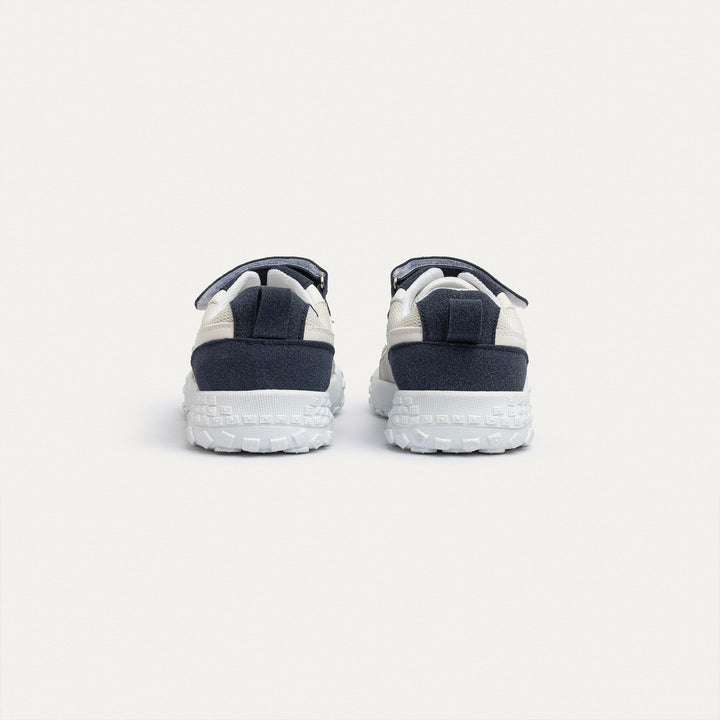 Achilles Kids | Play Runner – Navy & White (One-Strap Sneakers) – Go Far, Play Fast