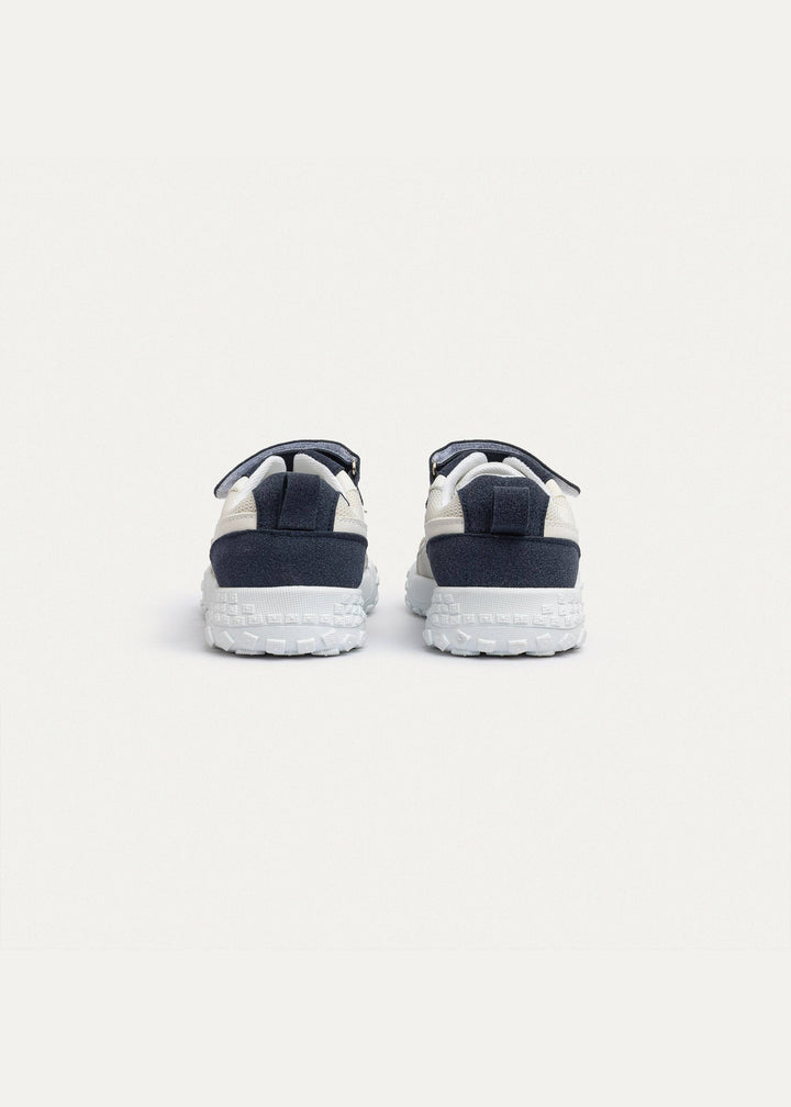 Play Runner Navy & White (One-Strap Sneakers) Go Far, Play Fast
